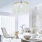 Modern White Feather Ceiling Light Pendant Lamp Chandelier Home Bed Room Decor